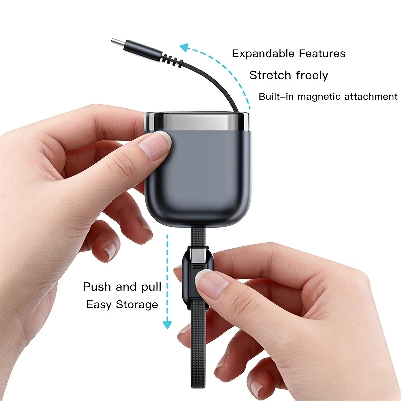 Portable 240W PD Fast Charging Cable for Desk, USB-C to USB-C Cable 3FT 6FT