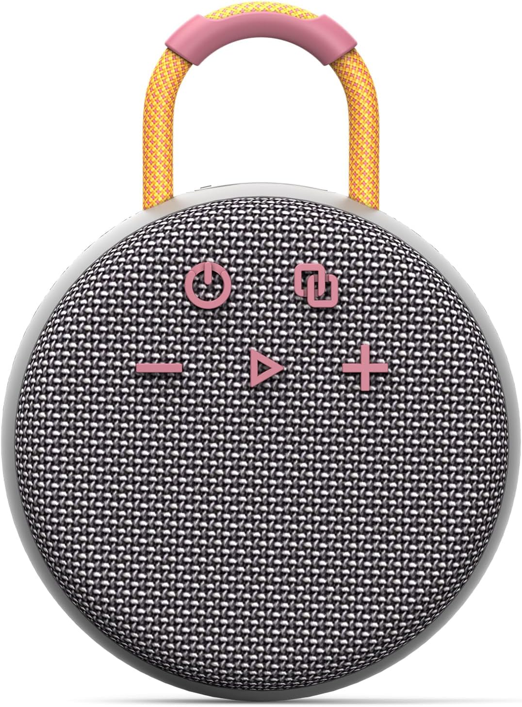 Wireless Mini Speaker – IPX7 Showerproof Audio with BT 5.3 & Clip, Durable Shell for Dorm Use, Gift Bags, Backpack Travel & Poolside Fun