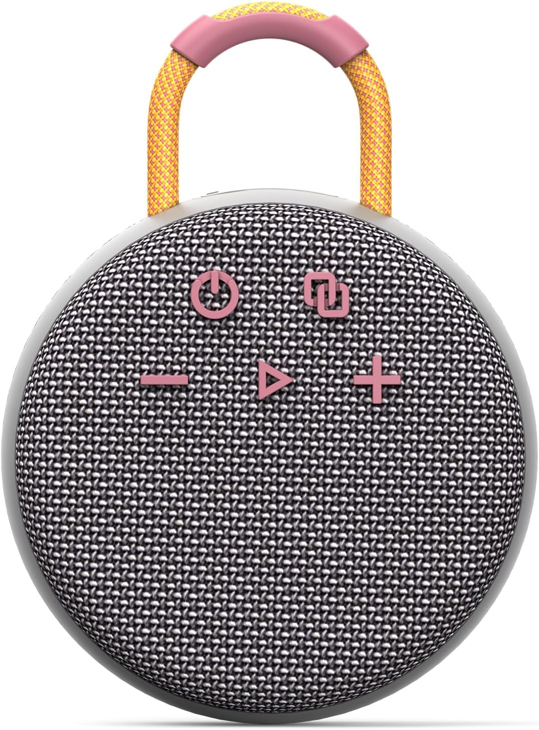 Wireless Mini Speaker – IPX7 Showerproof Audio with BT 5.3 & Clip, Durable Shell for Dorm Use, Gift Bags, Backpack Travel & Poolside Fun