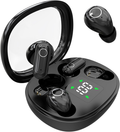 Wireless Headset,Tiny Size Invisible Earbud,Bluetooth 5.4 Stereo Headphones with LED Digital Invisible Mini Two Bluetooth Headphones Design,for Sleep/Office/Sports