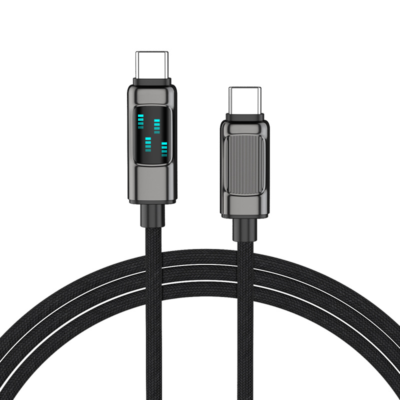 USB-C to USB-C Fast Charging Cable with LED