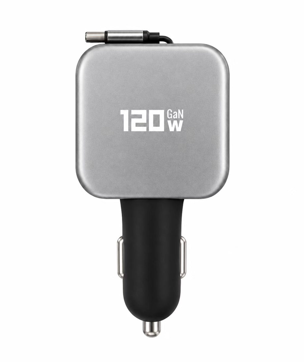 PD 120 Watts Retractable Car Charger