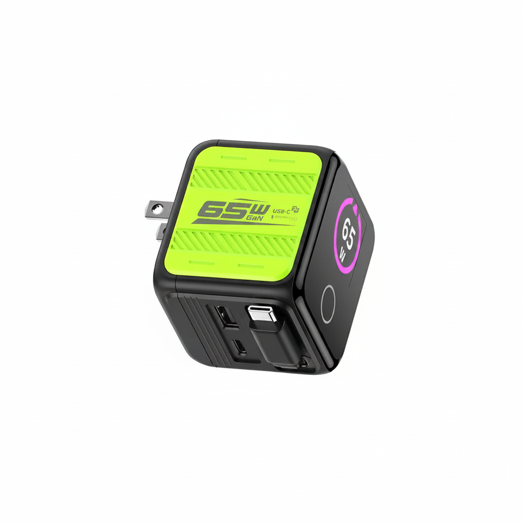 65W GaN Charger Green Single
