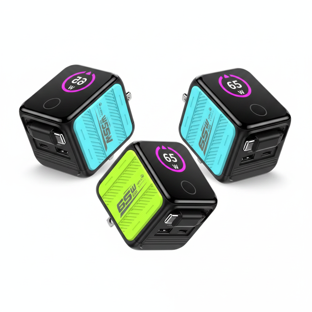 65W GaN Charger Three Colors