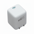 65W GaN Single Charger on Pure White Background