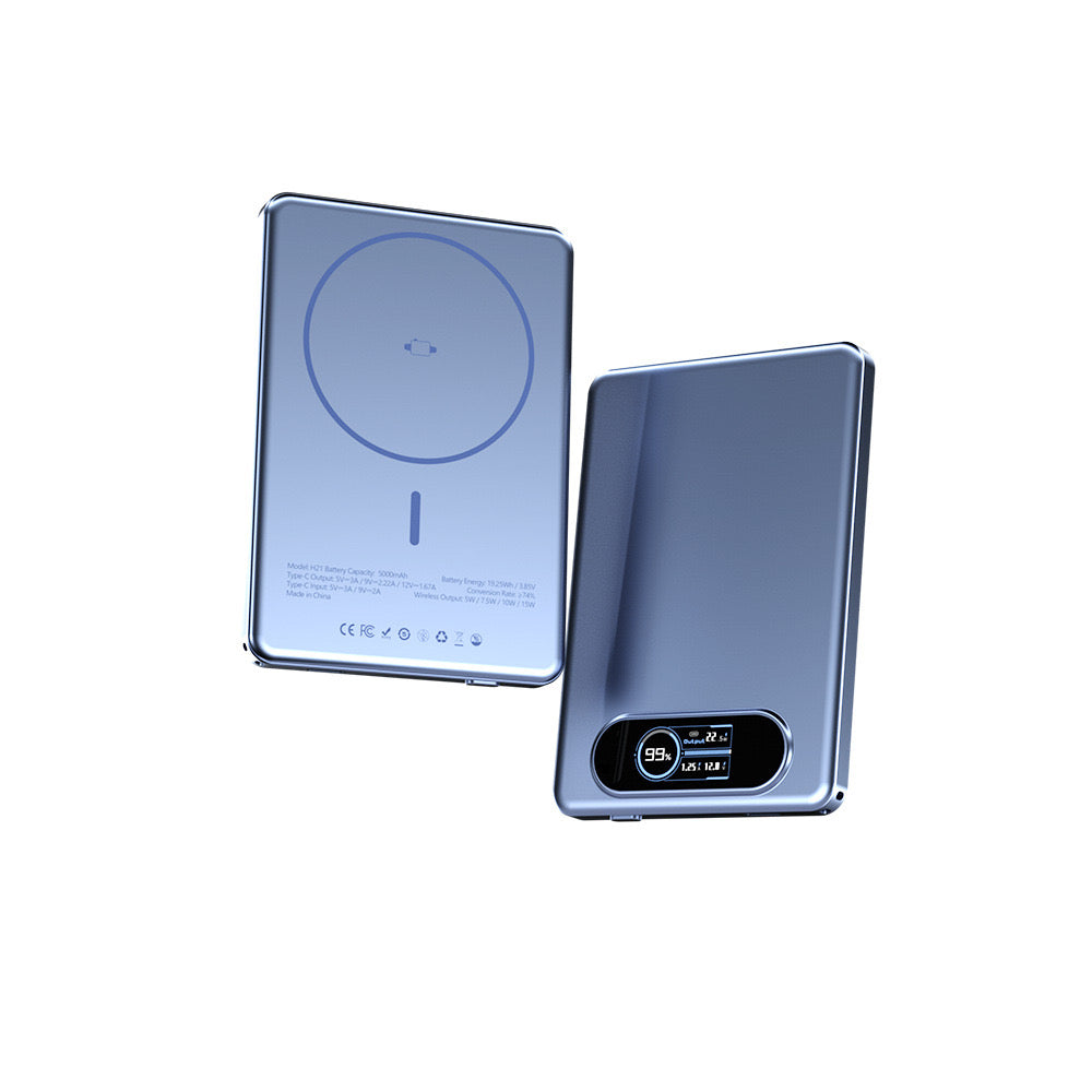 TFT Display Power Bank, Magsafe 5000mah Fast Charging