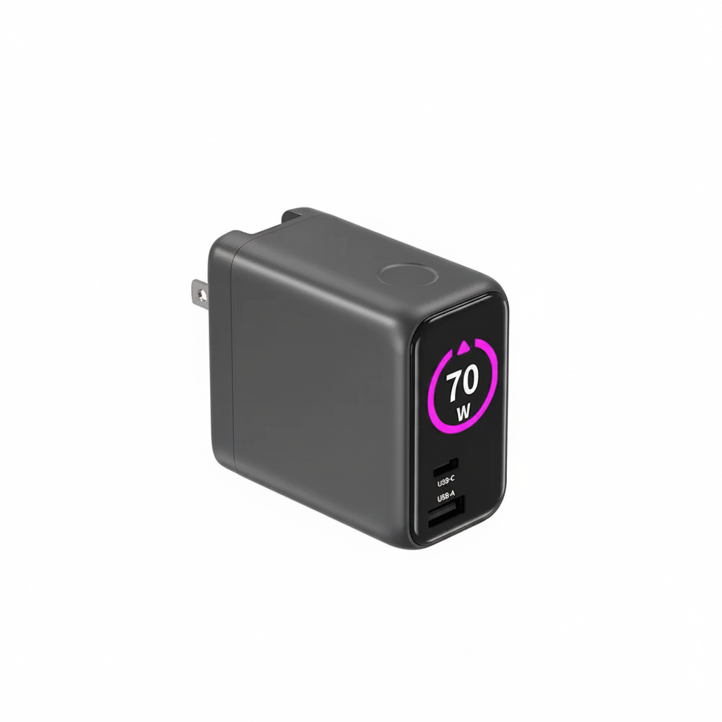 70W Charger Dark Gray