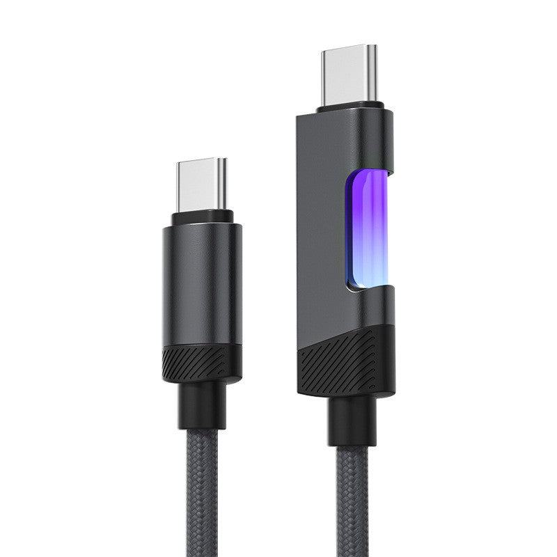 PD 240W Charging Cable Type-C to Type-C with LED