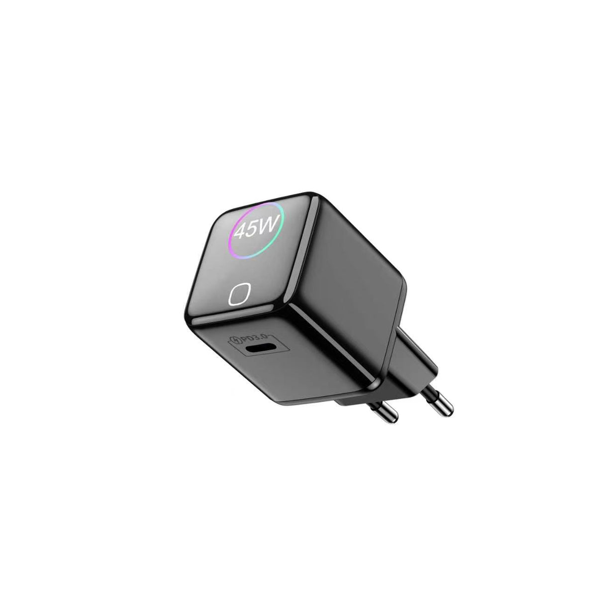 Foldable Wall Charger with Smart Screen, PD 45W