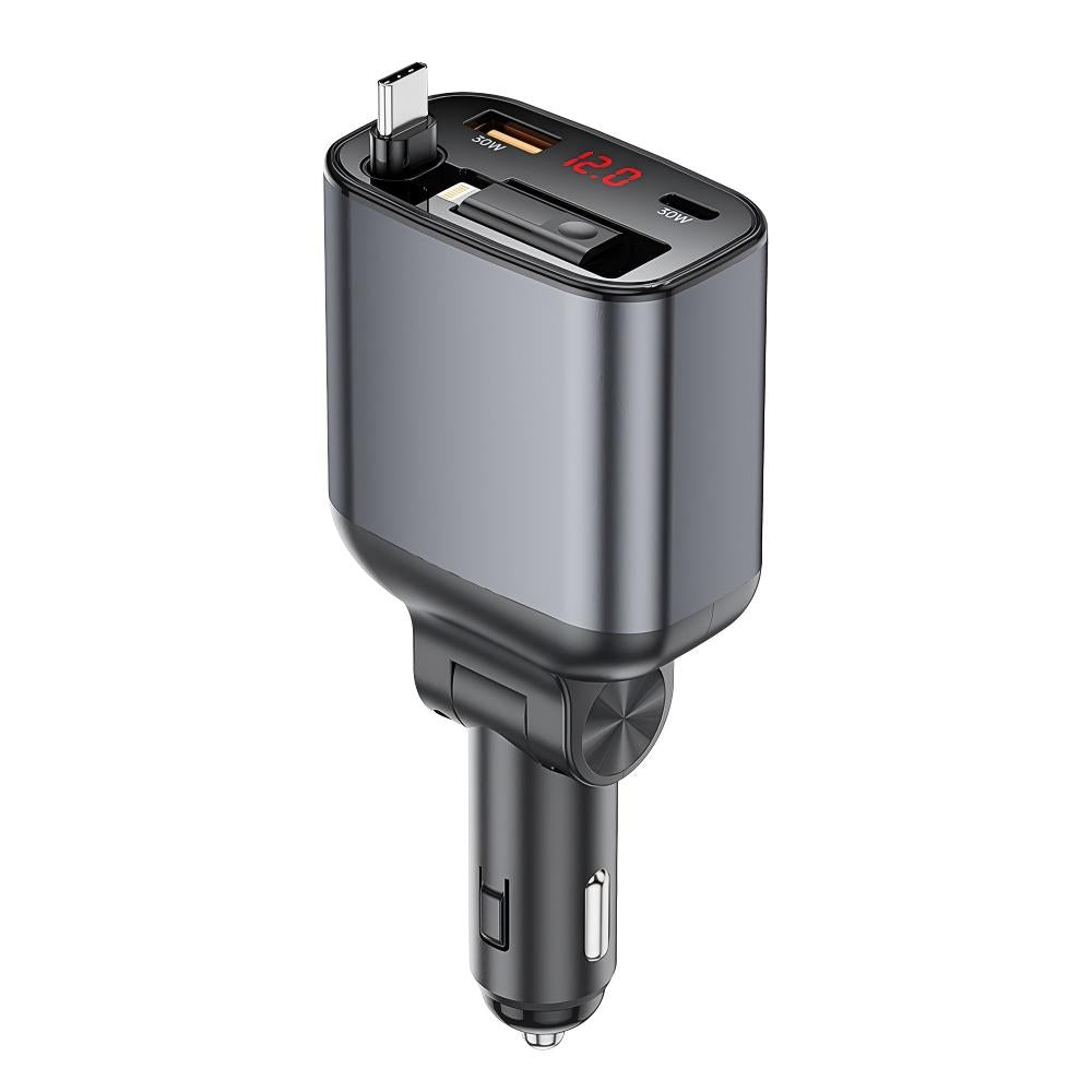 PD 105W Retractable Car Charger