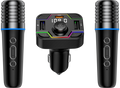 Bluetooth Car Charger with Karaoke Microphone