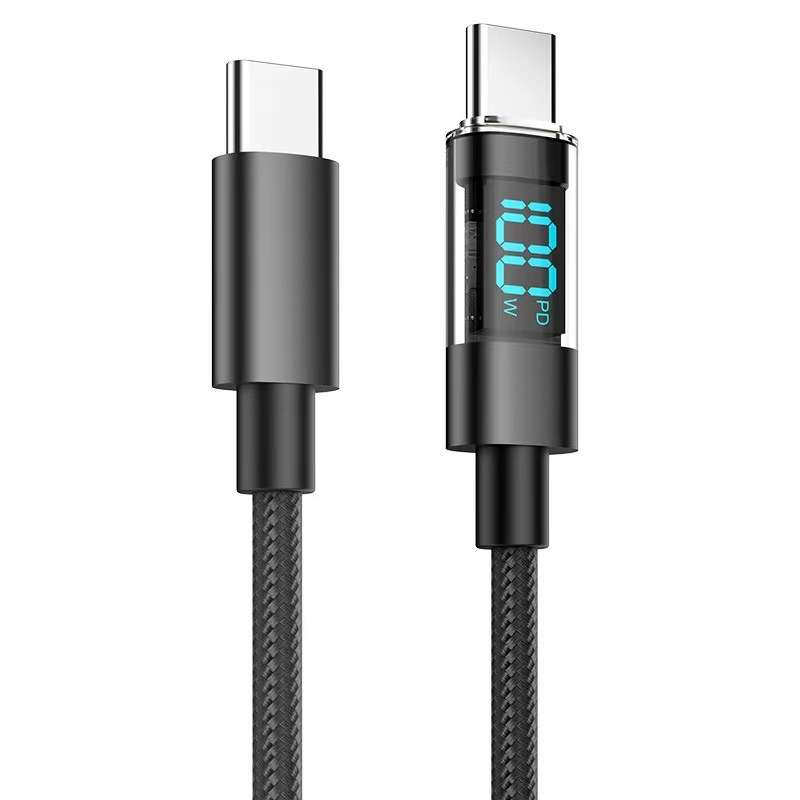 PD 100W Fast Charging Cable with LED