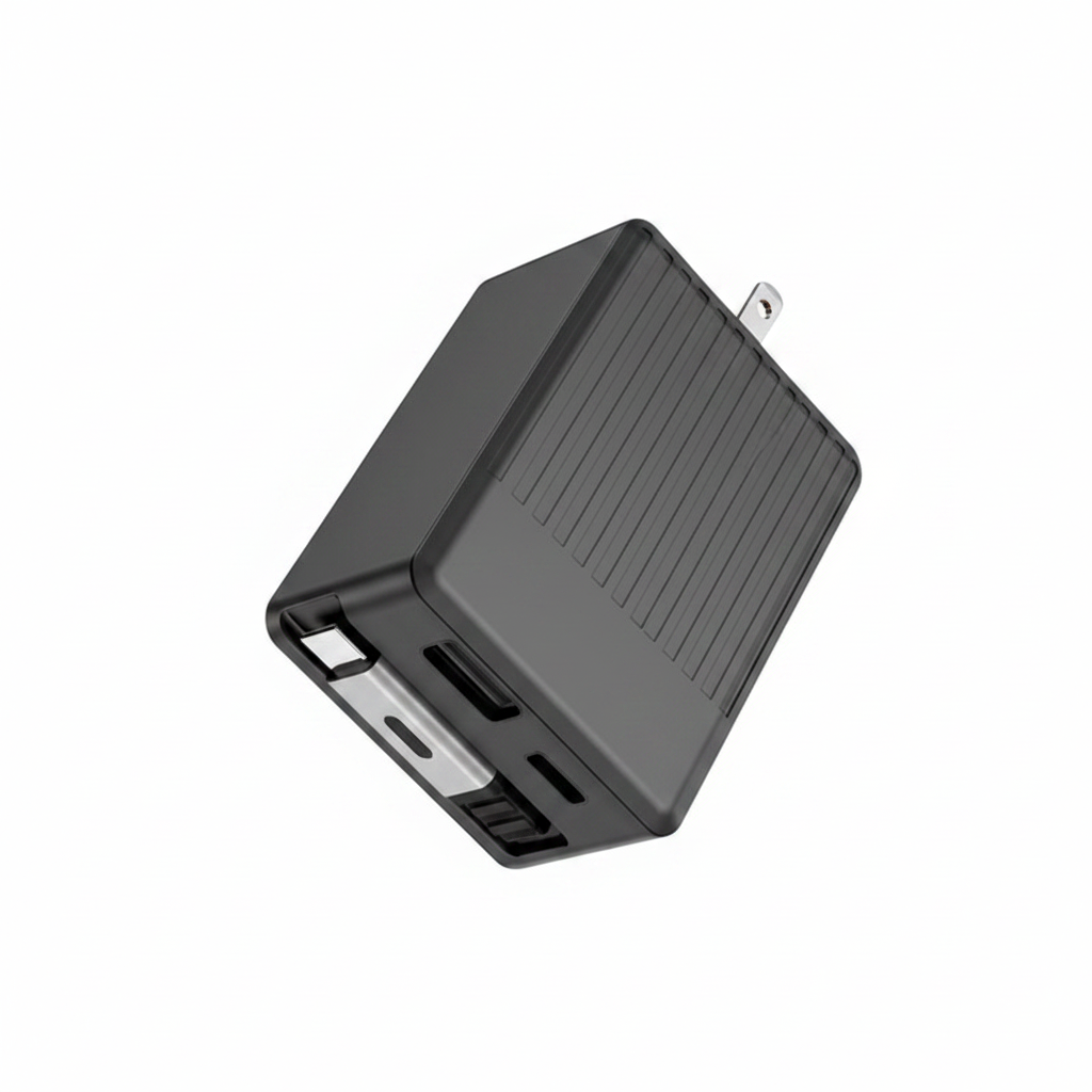 Black Ribbed Wall Charger White Background