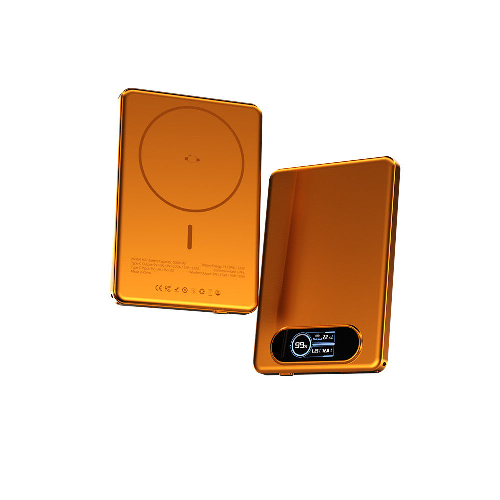 TFT Display Power Bank, Magsafe 5000mah Fast Charging