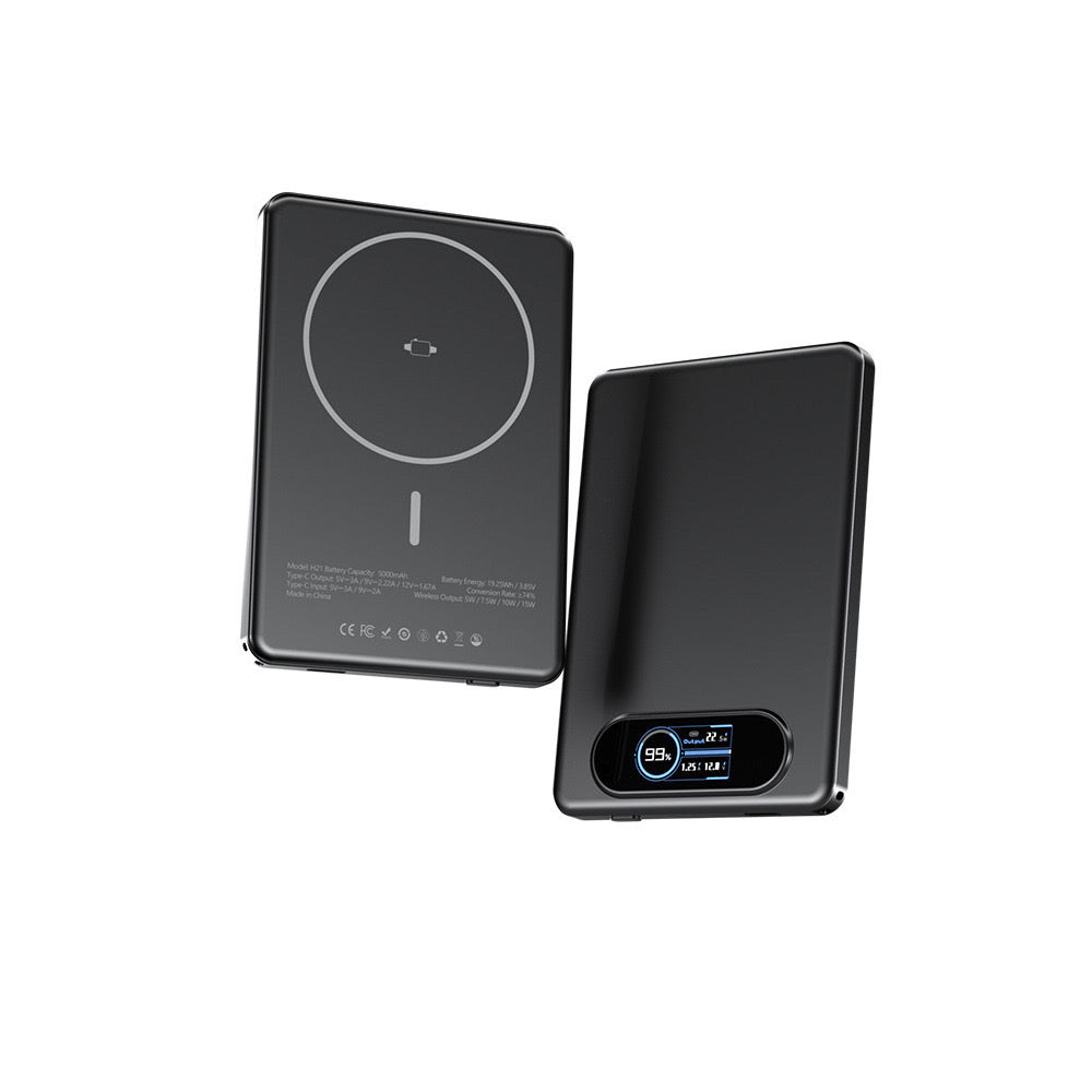 TFT Display Power Bank, Magsafe 5000mah Fast Charging