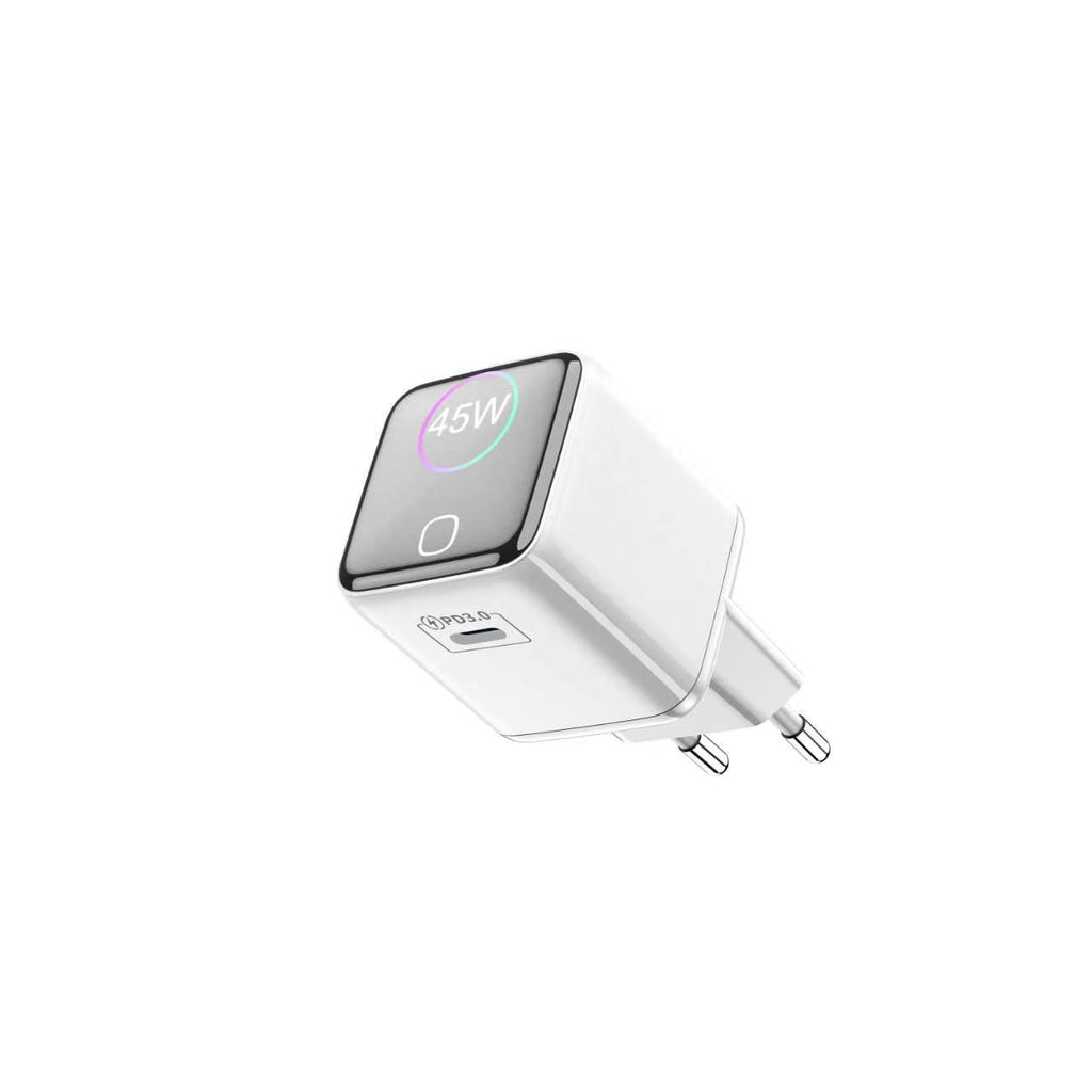 Foldable Wall Charger with Smart Screen, PD 45W