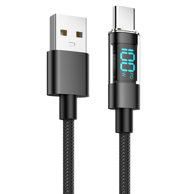 PD 100W Fast Charging Cable with LED