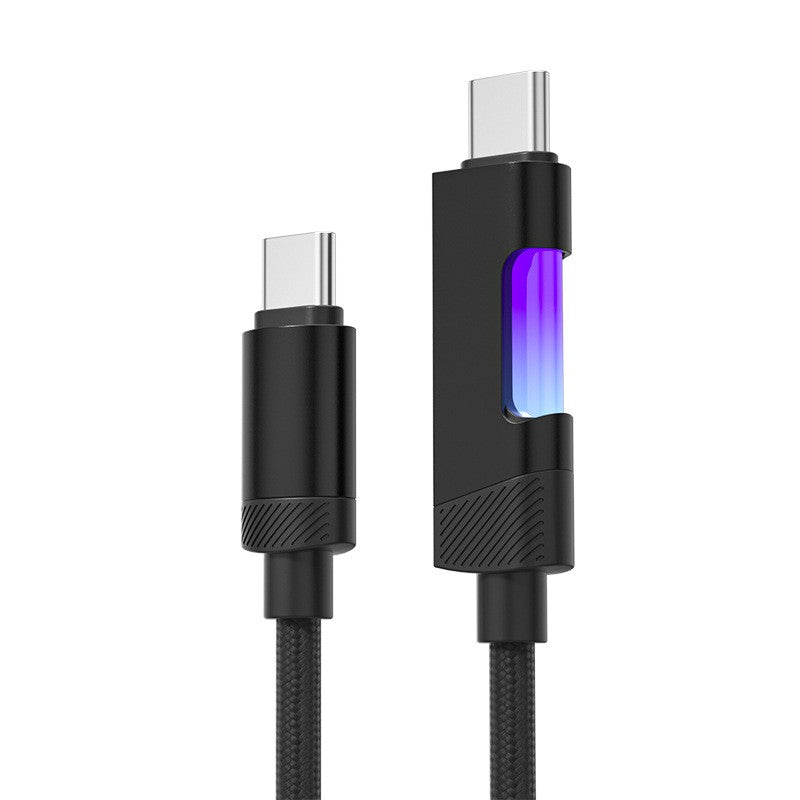 PD 240W Charging Cable Type-C to Type-C with LED