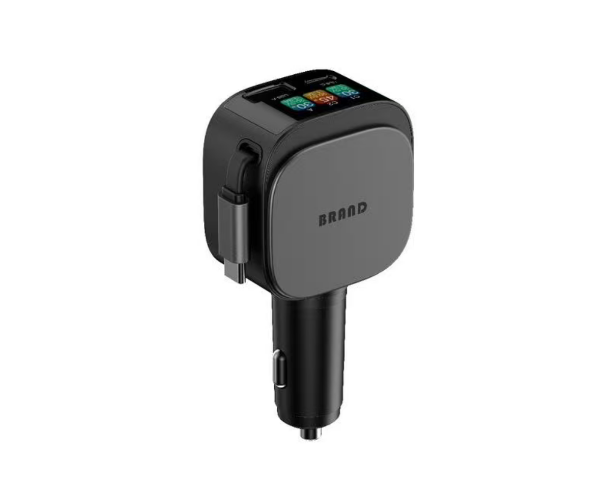 TFT Smart Display Car Charger, AI Screen